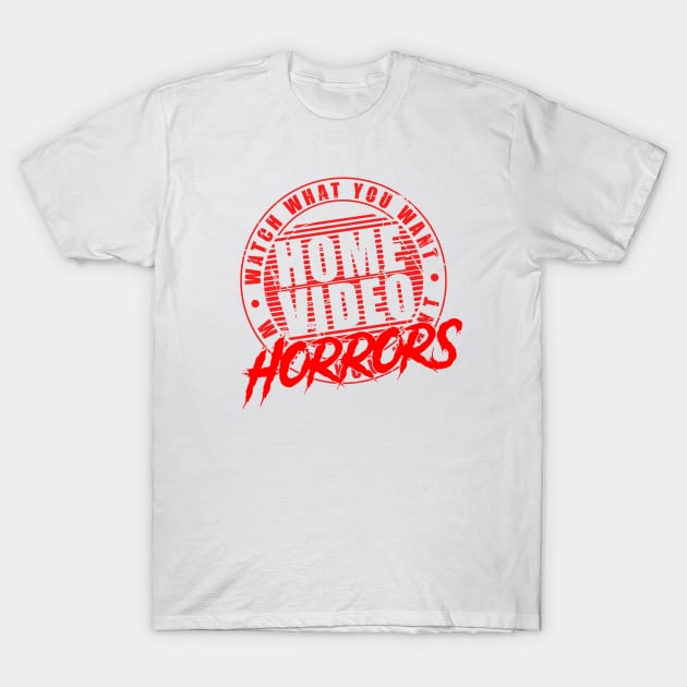 Disrupted Home Video Logo T-Shirt by Home Video Horrors